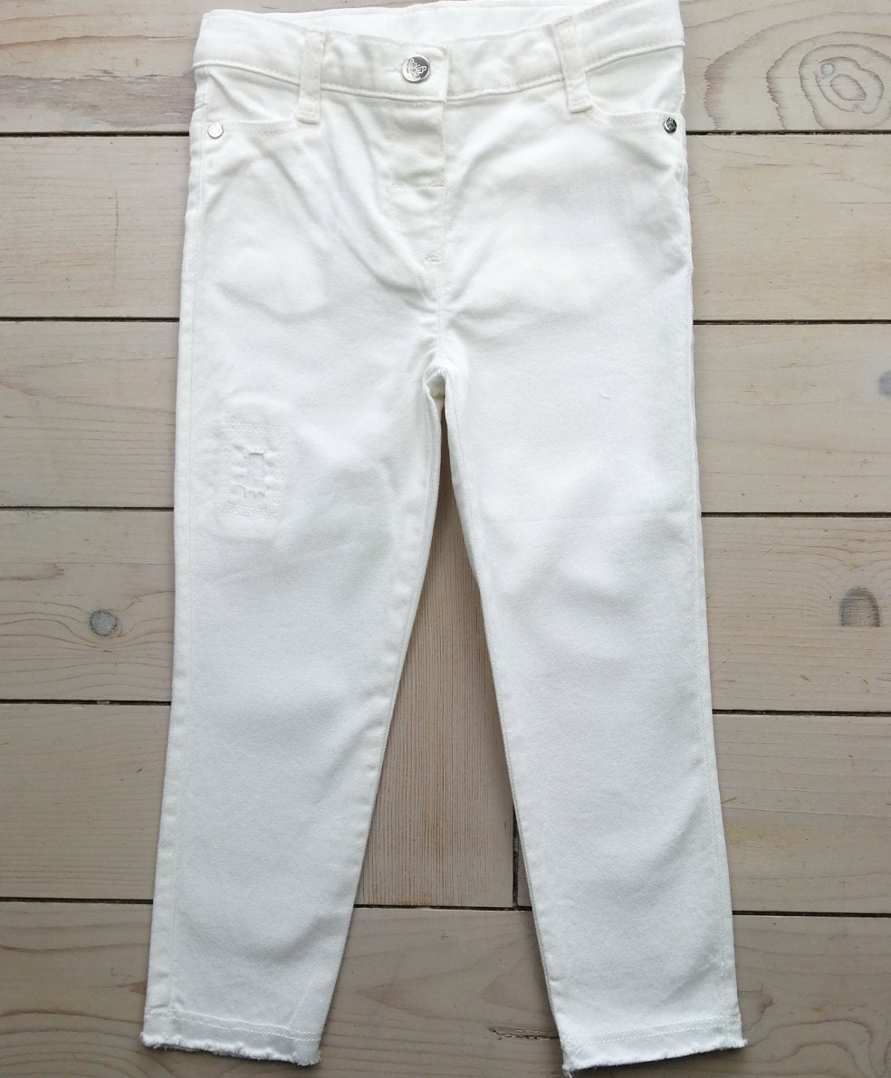 White jeans hot sale for little girls