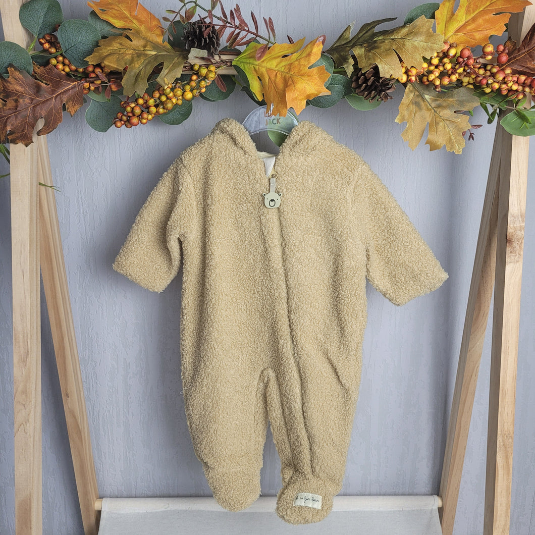 Neutral Sherpa Hooded Pramsuit