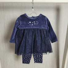 Load image into Gallery viewer, Baby Girls Velour Tutu Dress &amp; Legging Set
