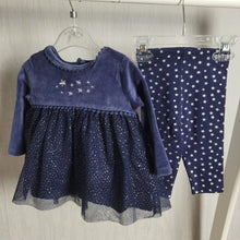 Load image into Gallery viewer, Baby Girls Velour Tutu Dress &amp; Legging Set
