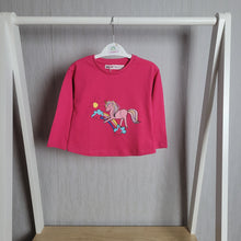 Load image into Gallery viewer, Minoti Girls Pink Unicorn Top
