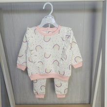 Load image into Gallery viewer, Baby Girls Rainbow 2 Piece Jog Set
