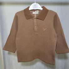 Load image into Gallery viewer, Boys Organic Brown Waffle Top
