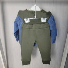 Load image into Gallery viewer, Baby Boys Khaki and Denim 3 Piece Set
