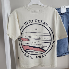 Load image into Gallery viewer, Boys Neutral T-Shirt and Denim Shorts Set
