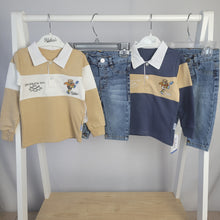 Load image into Gallery viewer, Boys Rugby Shirt and Denim Jeans Set (2 colourways)
