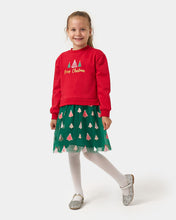 Load image into Gallery viewer, Girl&#39;s Red and Green Christmas Dress
