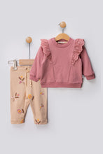 Load image into Gallery viewer, Baby Girls Scallop Top and Leggings set
