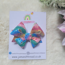 Load image into Gallery viewer, Freya Bow-Multicoloured Glitter
