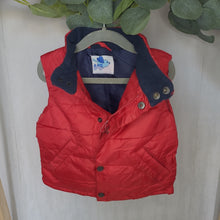 Load image into Gallery viewer, Baby Red Quilted Gilet
