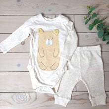 Load image into Gallery viewer, Unisex Bear Ribbed 2pc set
