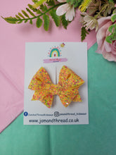 Load image into Gallery viewer, Freya hair bow-yellow multi
