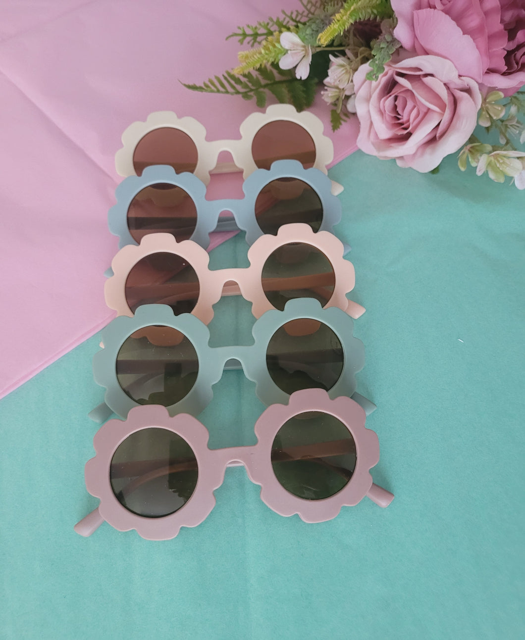 Childrens Flower Sunglasses