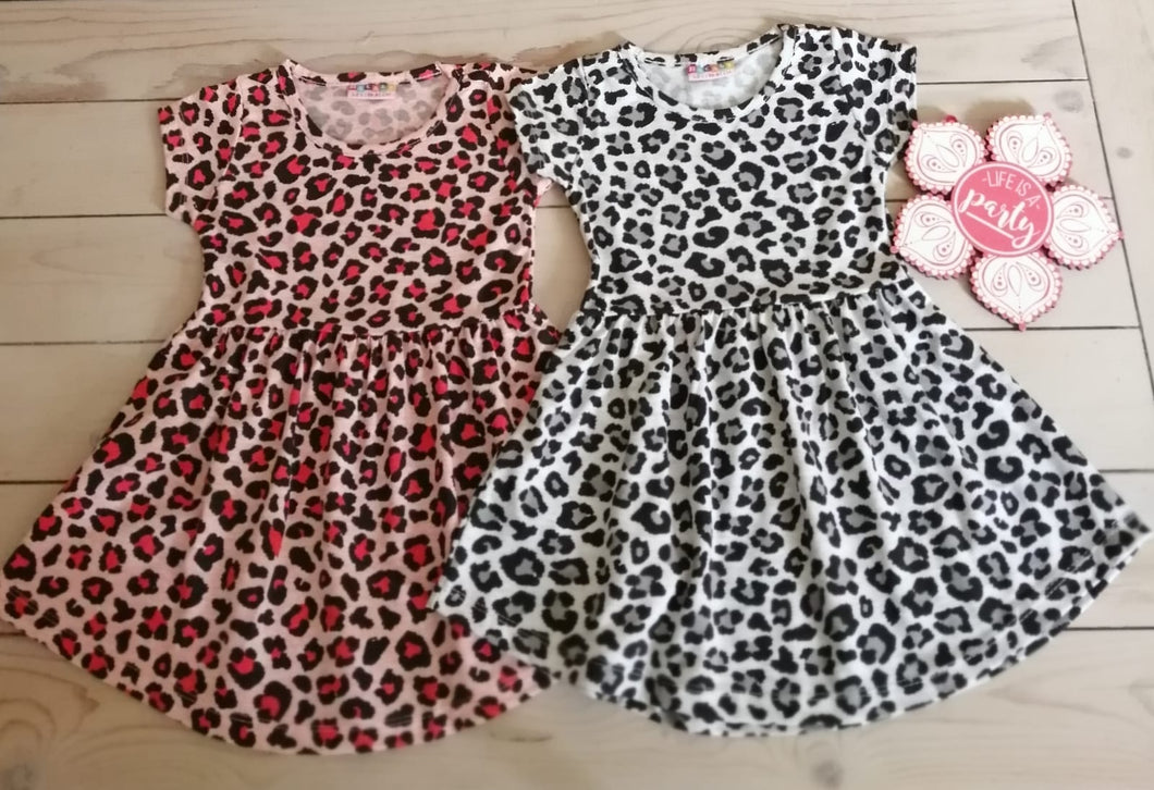 Leopard Print Girls Dress