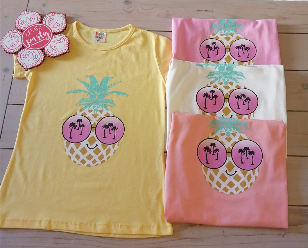 Girls Pineapple print T-Shirt