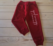 Load image into Gallery viewer, Boys Joggers (2y-7y) (Printed Leg, Maroon)
