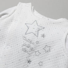 Load image into Gallery viewer, Baby unisex white dungarees and top
